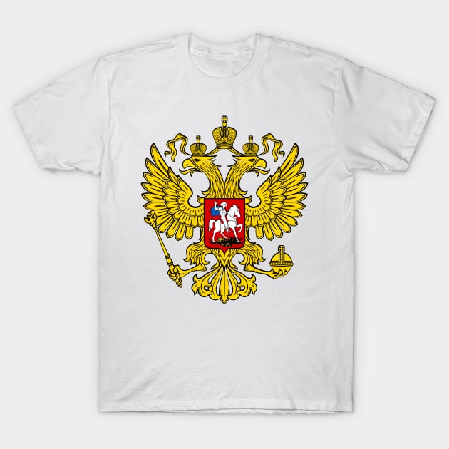 Russian Coat of Arms T-Shirt by Gsweathers